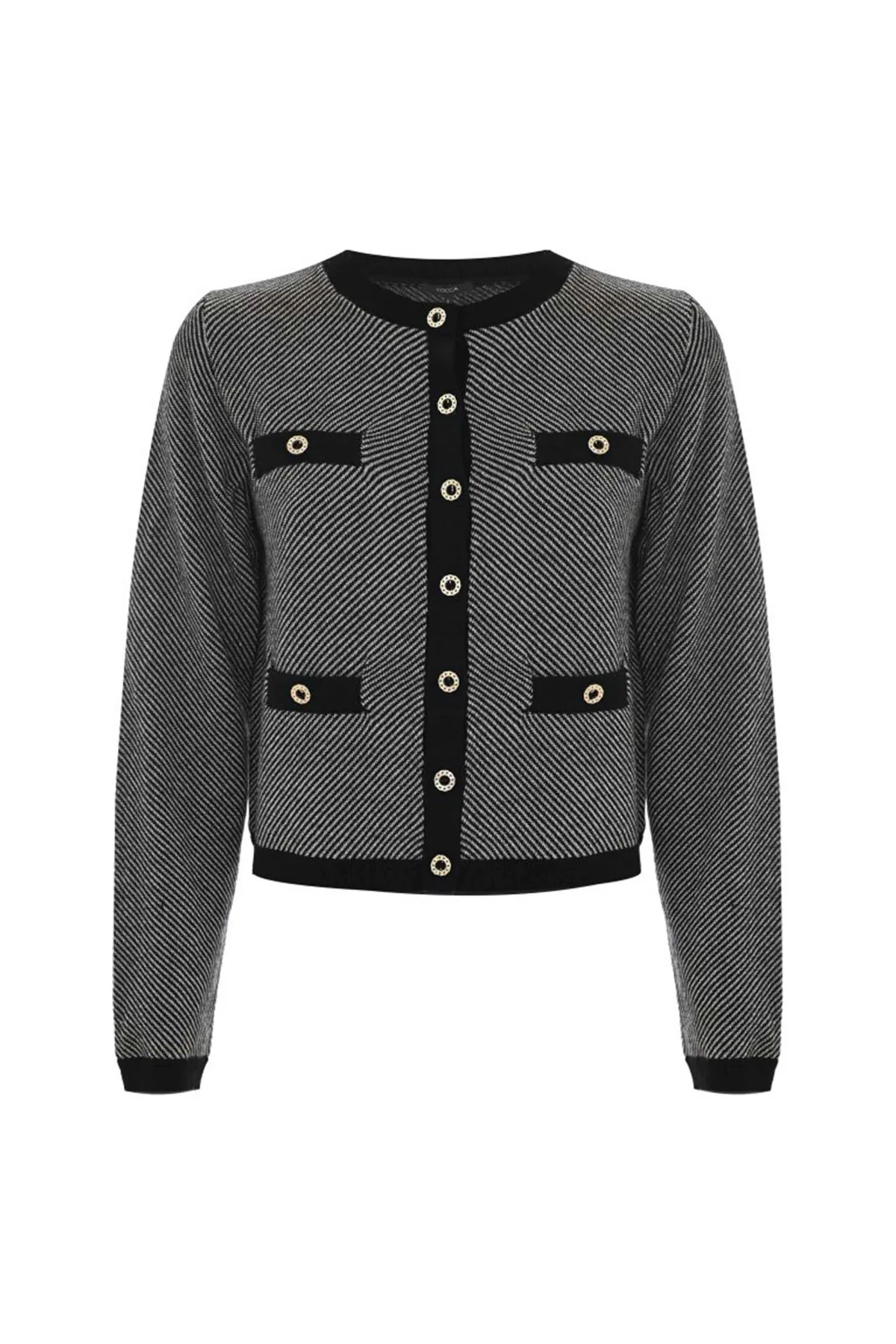 Maglia con tasche e bottoni gioiello KOCCA Urso Moda