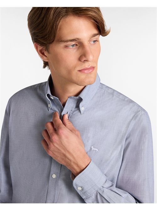 Camicia Regular In Cotone con Bassotto HARMONT & BLAINE | CRP011012978B//801