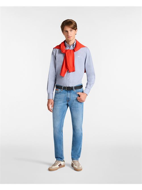 Camicia Regular In Cotone con Bassotto HARMONT & BLAINE | CRP011012978B//801