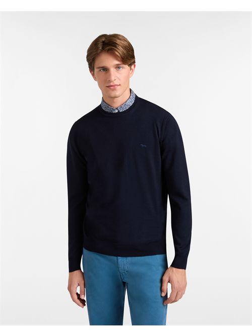 Pullover Girocollo In Lana Merino HARMONT & BLAINE | HRP001030478//801