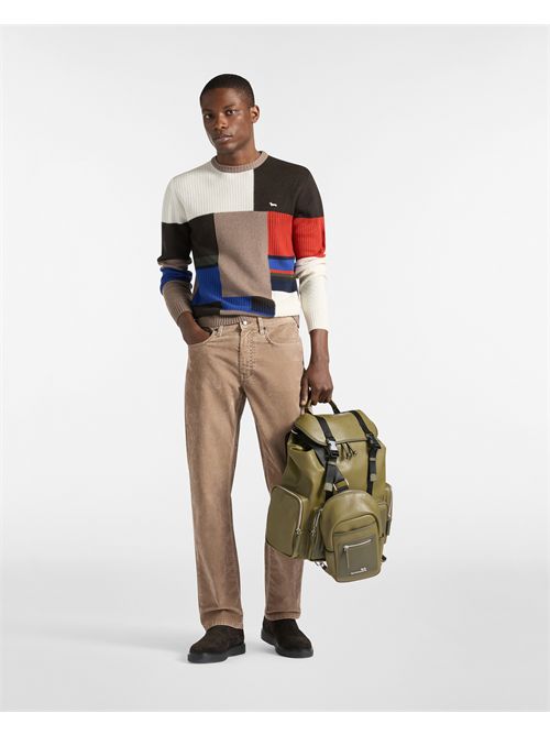 Pullover Girocollo Color Block HARMONT & BLAINE | HRP787030646/704