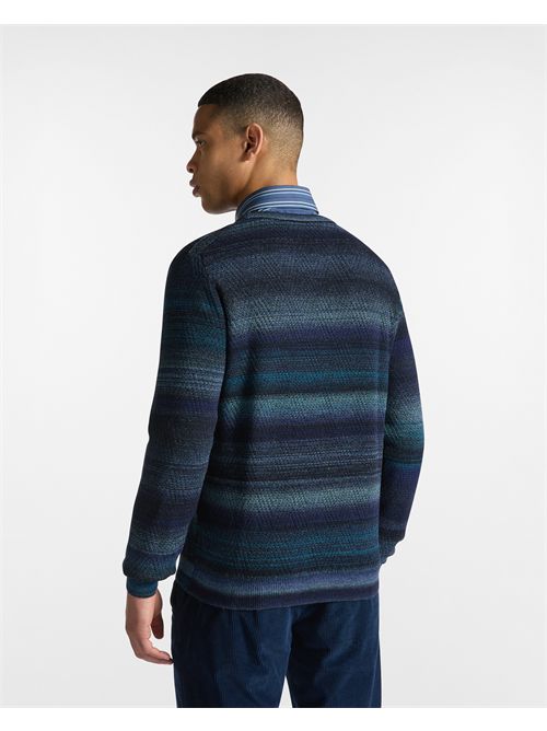 Pullover Lavorazione Chevron con filo stampato HARMONT & BLAINE | HRP847030277/999