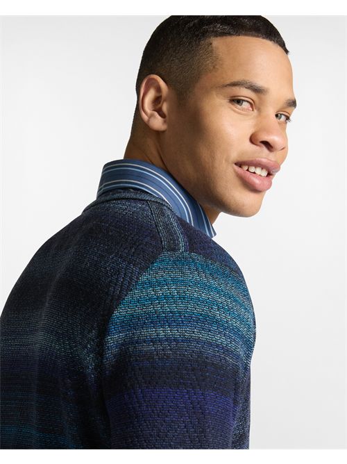Pullover Lavorazione Chevron con filo stampato HARMONT & BLAINE | HRP847030277/999