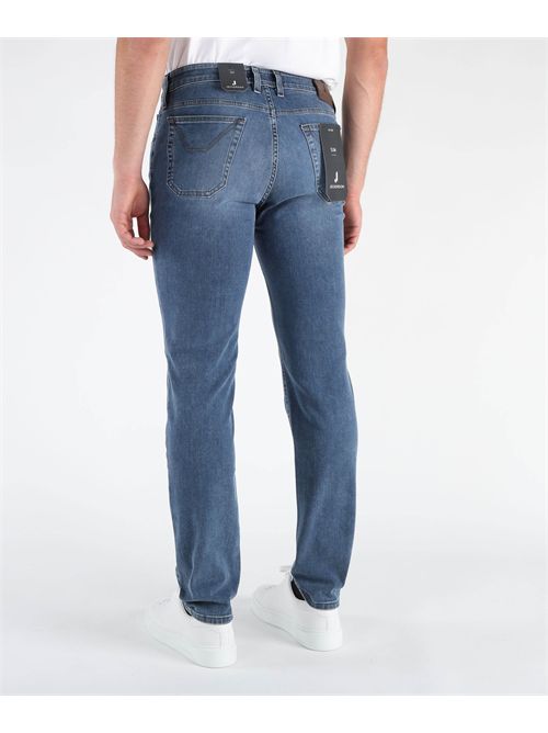 JECKERSON Jeans slim 5 tasche toppa JECKERSON | JHON001DENI043/D112