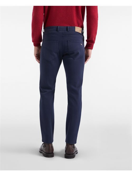 Pantalone Jeans 5 tasche Uomo in cotone stretch blu Narrow Fit HARMONT & BLAINE | WNR064053516/801