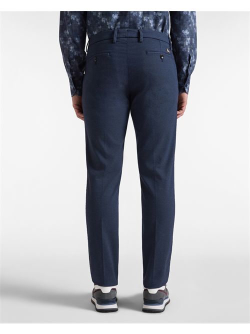 Pantalone Chino Uomo in misto cotone blu Narrow Fit HARMONT & BLAINE | WNR300053316/801