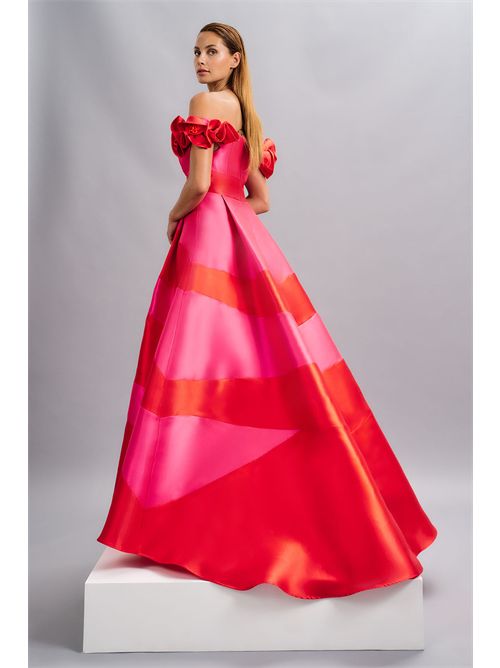 abito donna rosso MISCHALIS | M2-8619/31/A