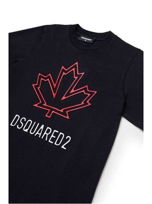 t-shirt man black DSQUARED | DQ2770D0015/DQ900