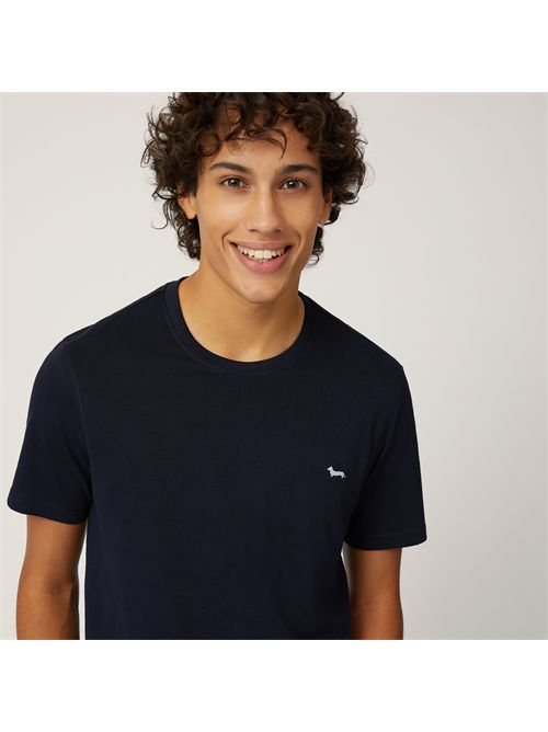 t-shirt uomo blu HARMONT & BLAINE | IN1001N21055/808