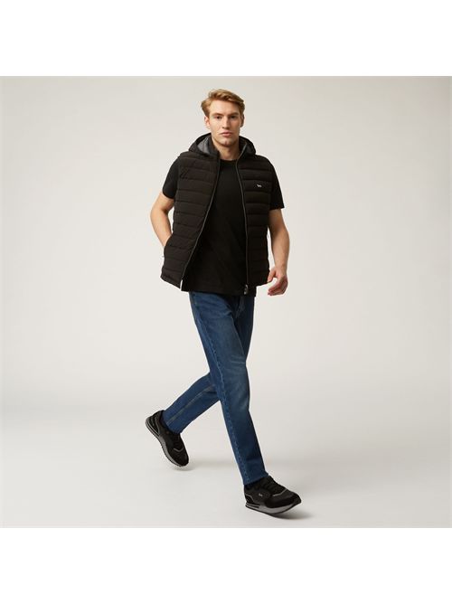 t-shirt uomo nera HARMONT & BLAINE | IN1001N21055/999