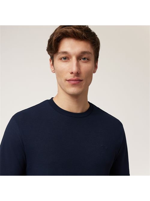 t-shirt uomo blu HARMONT & BLAINE | IRN236021753//801
