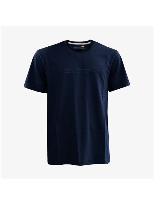 t-shirt uomo blu HARMONT & BLAINE | IRN248021824/801