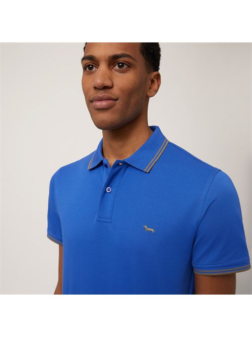 polo uomo bluette HARMONT & BLAINE | LNN010021148/844