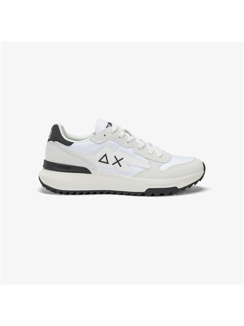 Sun68 Sneakers Basse Uomo Z35101 In Pelle Scamosciata Giallo Fluo - Taglia 43, Larghezza Normale
