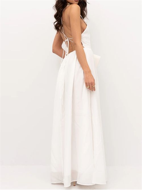 Abito lungo elegante ELEH | SS260015/BIANCO