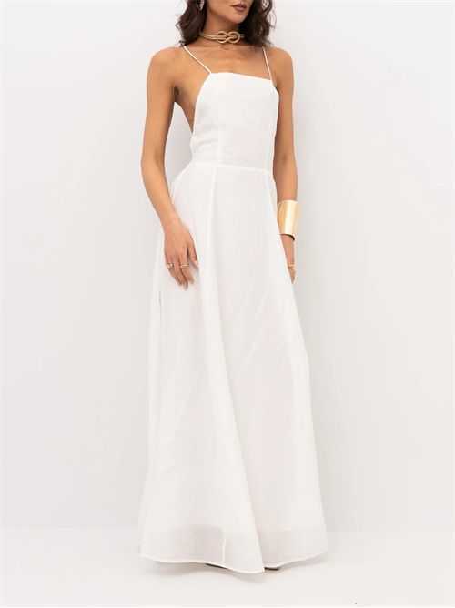 Abito lungo elegante ELEH | SS260015/BIANCO
