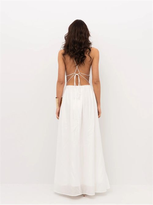 Abito lungo elegante ELEH | SS260015/BIANCO
