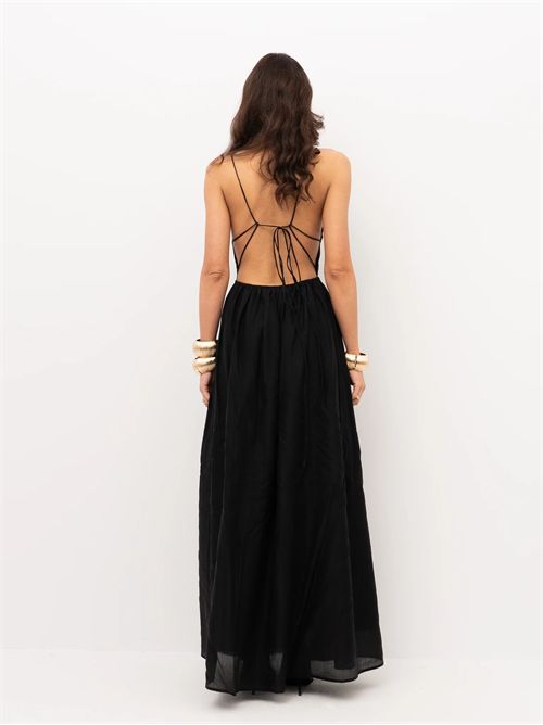 Abito lungo elegante ELEH | SS260015/NERO