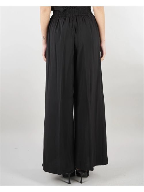 Pantalone con vita alta ed elastico. ELEH | SS260021/NERO