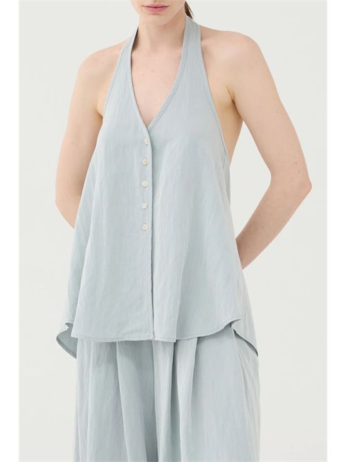 Gilet donna celeste ELEH | SS260092/CELESTE