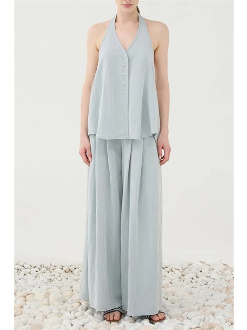 Gilet donna celeste ELEH | SS260092/CELESTE