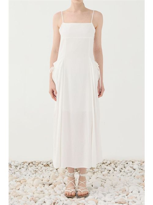 Eleh abito bianco lungo ELEH | SS260160/BIANCO