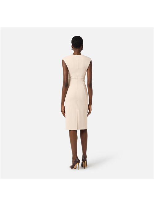 elisabetta franchi beige dress Elisabetta Franchi