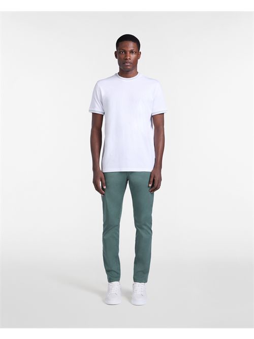 T-shirt Uomo Collo e Orli Rigati HARMONT & BLAINE | IRQ415021055/100