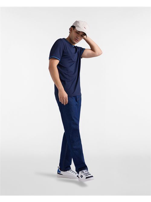 T-shirt Uomo Collo e Orli Rigati HARMONT & BLAINE | IRQ415021055/801