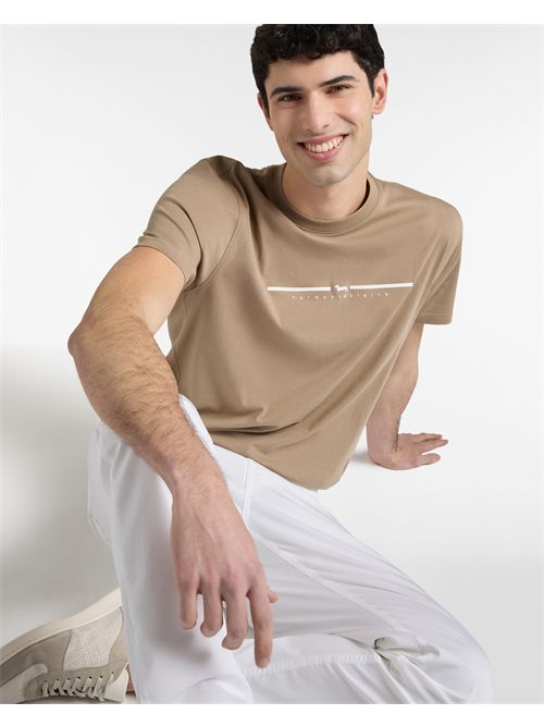 T-Shirt Uomo Logo 3D HARMONT & BLAINE | IRQ418021055/910