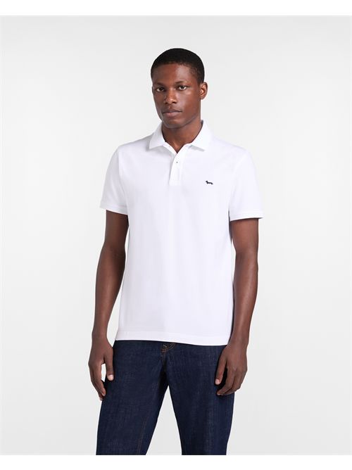 Polo Basic in Piquet Stretch HARMONT & BLAINE | LRQ033020862/100