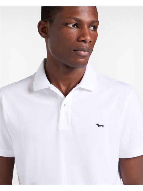 Polo Basic in Piquet Stretch HARMONT & BLAINE | LRQ033020862/100