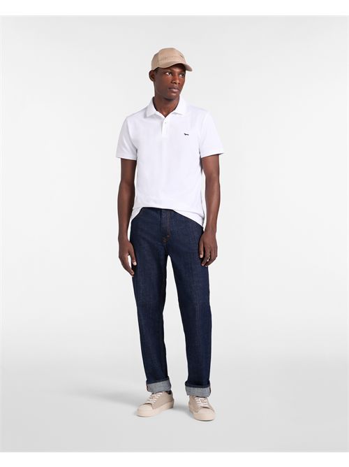 Polo Basic in Piquet Stretch HARMONT & BLAINE | LRQ033020862/100