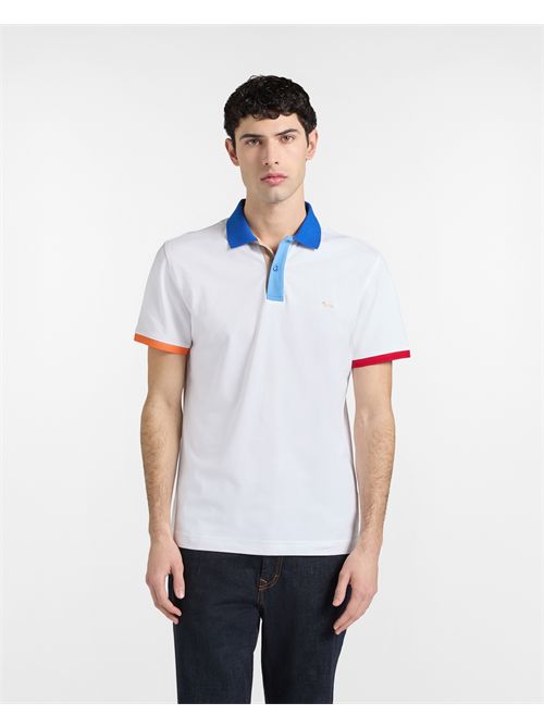 Polo man white HARMONT & BLAINE | LRQ417020862/100