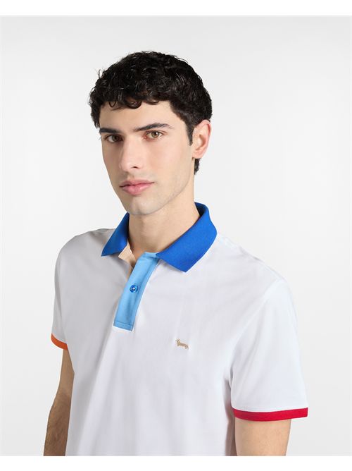 Polo man white HARMONT & BLAINE | LRQ417020862/100