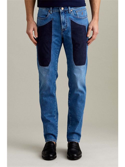 Jeans  john  toppa alcantara® denim slim fit JECKERSON | JOHN5U047/D148E