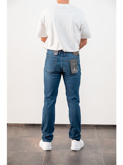 Jeans 5 tasche modello Jordan in denim blu JECKERSON | JORDAN5U045/D142