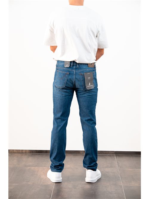 Jeans 5 tasche modello Jordan in denim blu JECKERSON | JORDAN5U045/D142