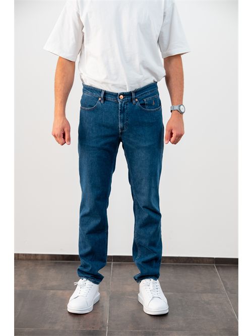 Jeans 5 tasche modello Jordan in denim blu JECKERSON | JORDAN5U046/D147