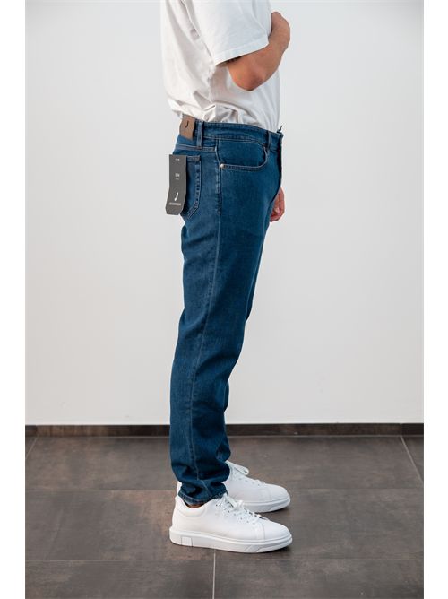 Jeans 5 tasche modello Jordan in denim blu JECKERSON | JORDAN5U046/D147