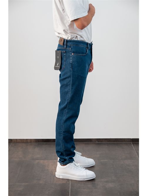 Jeans 5 tasche modello Jordan in denim blu JECKERSON | JORDAN5U046/D147