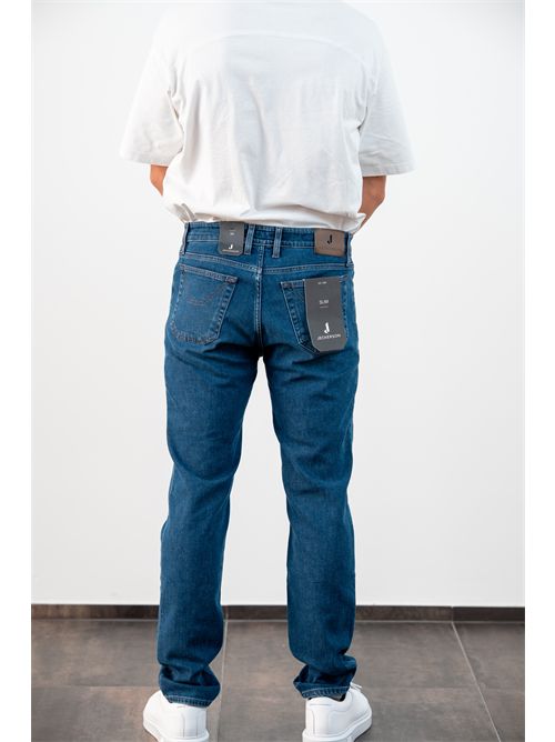Jeans 5 tasche modello Jordan in denim blu JECKERSON | JORDAN5U046/D147