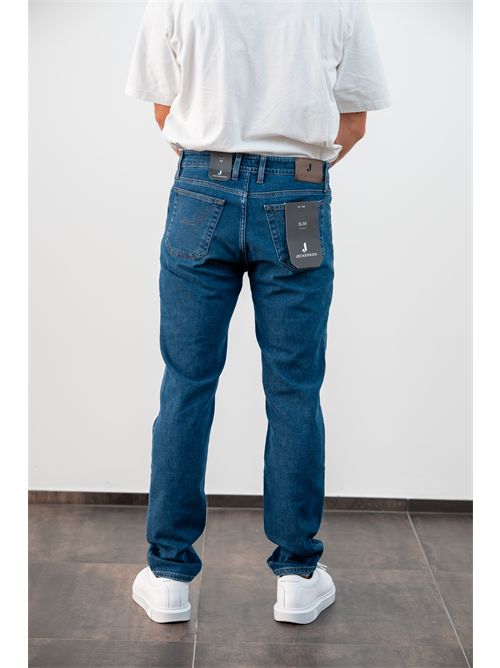 Jeans 5 tasche modello Jordan in denim blu JECKERSON | JORDAN5U046/D147