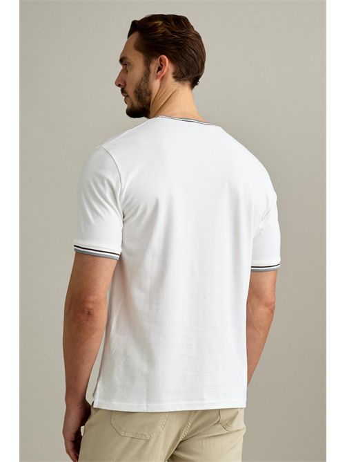 T-Shirt  Manica Corta  Piquet Bianco Lana JECKERSON | TS003U061/0011