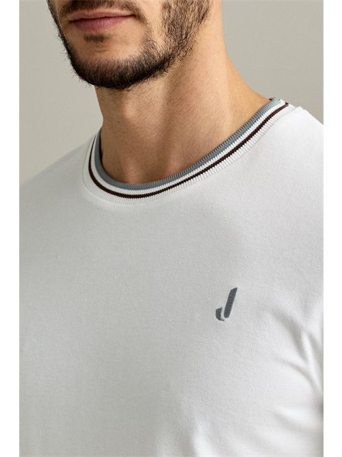 T-Shirt  Manica Corta  Piquet Bianco Lana JECKERSON | TS003U061/0011