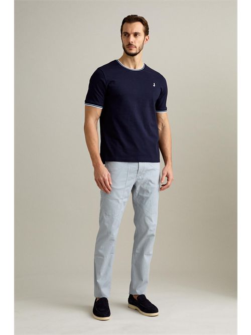 T-shirt manica corta piquet blu scuro JECKERSON | TS003U061/4002