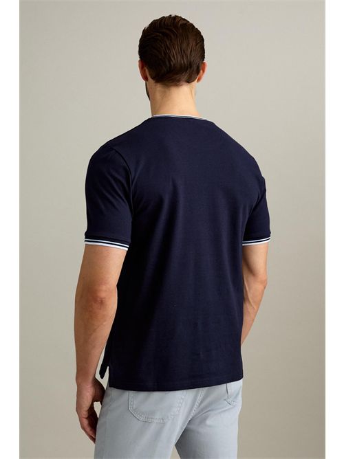 T-shirt manica corta piquet blu scuro JECKERSON | TS003U061/4002
