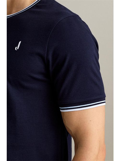 T-shirt manica corta piquet blu scuro JECKERSON | TS003U061/4002
