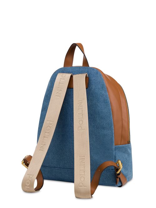 Zaino Capri In Jeans Blu/cuoio POLLINI | SC4604PP0OSH1/75A