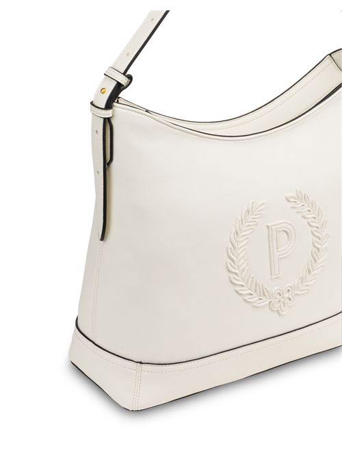 Hobo Bag Crown In Grained Pu Avorio POLLINI | SC4623PP0OSC0/110